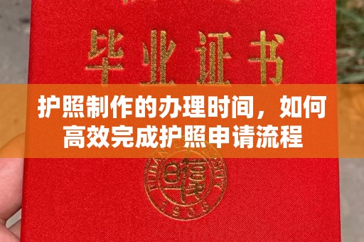 浔阳护照制作的办理时间，如何高效完成护照申请流程